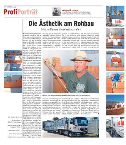 Die Ästhetik am Rohbau Die Ästhetik am Rohbau